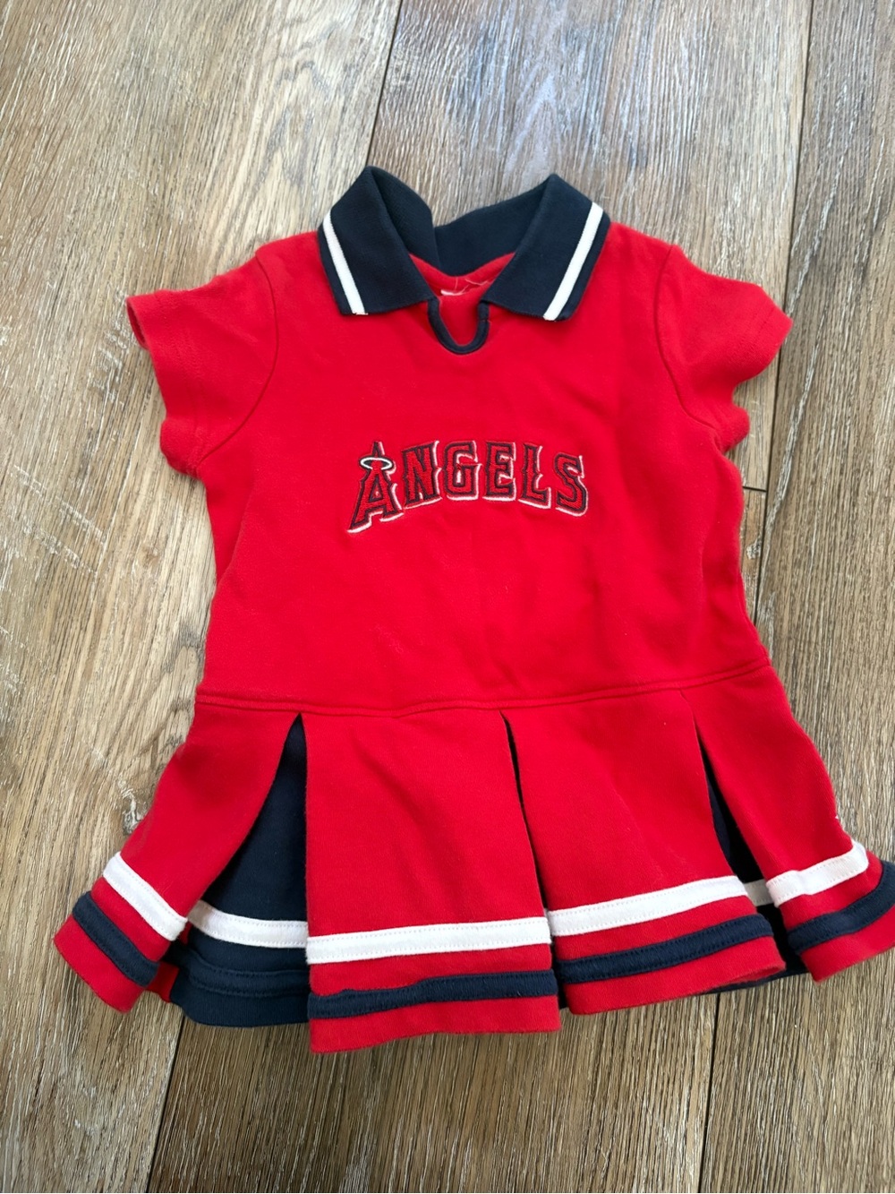 Angels baseball baby dress Red & Navy Girls Cheer Dress 18-24 months